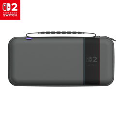 Housse Turtle Beach PlayTrek Slim Case - Nintendo Switch 2 - Charcoal Black