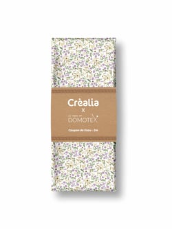Coupon bague Domotex - Blanc et Violet - 2 mètres