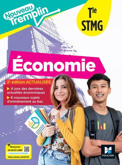 Nouveau Tremplin : Économie - Terminale STMG - Livre élève (édition 2026)