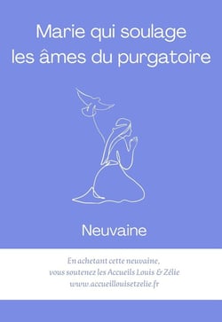 Marie qui soulage les âmes du purgatoire : Neuvaine