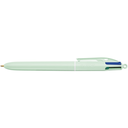 Stylo bille - BIC - 4 couleurs - mineral olive - pointe moyenne