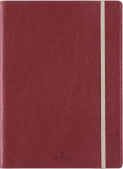 Carnet Oberthur - acajou - A5 14,8 x 21 cm - 200 pages lignées