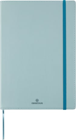 Carnet Oberthur - vert gris - A5 14,8 x 21 cm - 200 pages