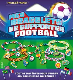 Mes bracelets de supporter football