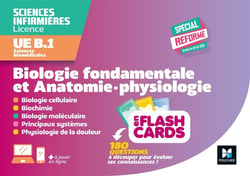 Flashcards DEI - UE B.1 Sciences biomédicales : Biologie fondamentale et Anatomie-physiologie