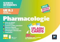 Flashcards DEI - UE B.1 Sciences biomédicales : Pharmacologie