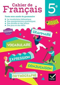 Cahier de Français - 5e - Cahier élève (édition 2026)