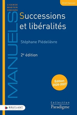 Successions et libéralités (édition 2026/2027)