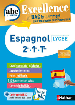 ABC du bac excellence : Espagnol - 2de, 1re, Terminale (édition 2027)