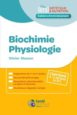 Biochimie Physiologie : Cahier d'entraînement