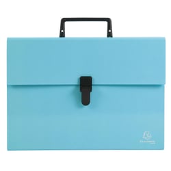 Trieur familial à poignée Exacompta - 18 compartiments - modèles assortis - vendu à l'unité