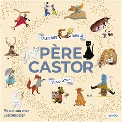 Calendrier familial Père Castor : De septembre à décembre (édition 2026/2027)