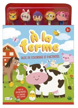 À la ferme - Bloc de coloriage et d'activités