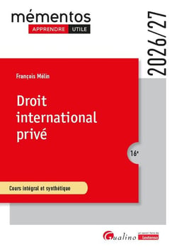 Droit international privé : Cours intégral et synthétique (édition 2026/2027)