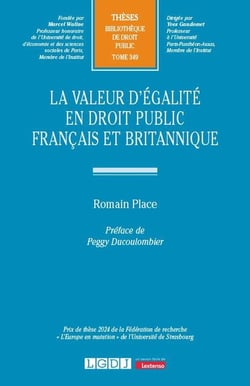 La valeur d'égalité en droit public français et britannique