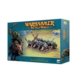 Orc & Goblin Tribes : Orc Boar Boyz Mob - Warhammer The Old World