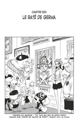 One Piece édition originale - Chapitre 852 - Le raté de Germa