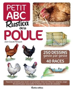 Petit ABC Rustica de la poule - 250 dessins geste par geste, 40 races