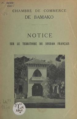Notice sur le territoire du Soudan français
