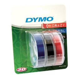 DYMO - bande de gaufrage 3D - 3 rouleau(x) - rouleau (0,9 cm x 3 m)
