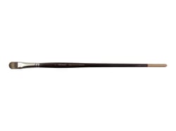 Brosse synthétique Mangouste plate usée bombée Raphaël - n°18
