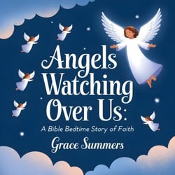 Angels Watching Over Us: A Bible Bedtime Story of Faith - Angels &amp; Miracles Bedtime Stories, #4