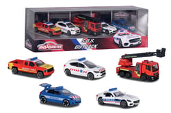 Coffret de 5 véhicules de secours Premium - Majorette