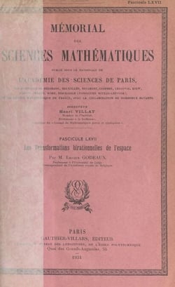 Les transformations birationnelles de l'espace