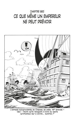 One Piece édition originale - Chapitre 882 - Ce que même un Empereur ne peut prévoir