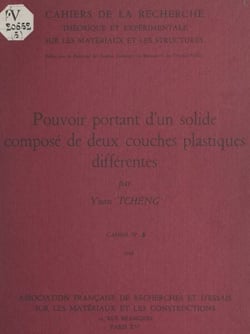 Pouvoir portant d'un solide composé de deux couches plastiques différentes