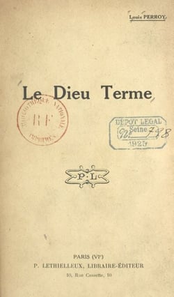 Le dieu Terme - L'imitation de ma grand'mère ; Le poids du sang