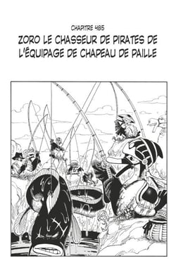 One Piece édition originale - Chapitre 485 - Zoro le chasseur de pirates de l'équipage de chapeau de paille