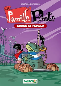 Famille Pirate Bamboo Poche T1 - Croco et pédalo