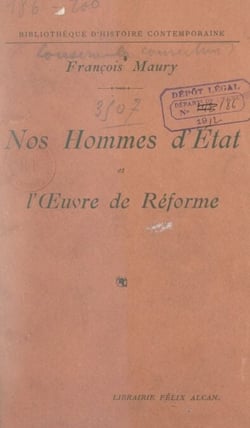 Nos hommes d'État et l'œuvre de réforme