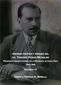 Carta a Harold H. Bonilla - Archivo Político y Privado del Lic. Teodoro Picado Michalski, #14