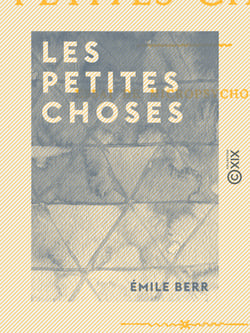 Les Petites Choses - Essai de micropsychologie