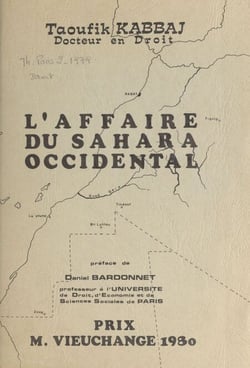 L'affaire du Sahara occidental