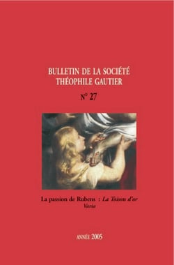 Bulletin de la société Théophile Gautier n27 - La passion de Rubens : La Toison d’or Varia