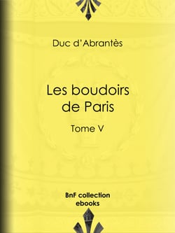 Les Boudoirs de Paris - Tome V