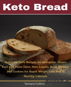 keto bread - Low Carb Recipes for Ketogenic, Gluten Free and Paleo Diets Best Keto Loaves, Muffins, Cookies and Buns for Weight Loss