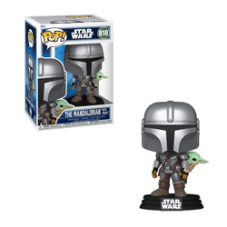 Figurine Funko POP! - Star Wars - The Mandalorian & Grogu n°818