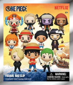 Porte-clés mystère One Piece live action Monogram - Modèle aléatoire - Vendu à l'unité