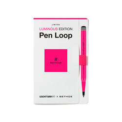 Boucle porte‑stylo Leuchtturm1917 - Pen Loop Luminous - rose