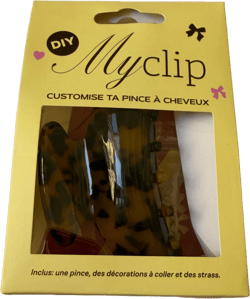 Kit DIY barrette léopard