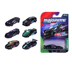 Lot de 6 voitures SL Neon Racer X1 - Majorette