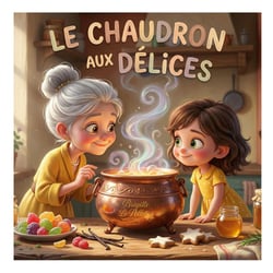 Le chaudron aux délices : Une histoire à partager entre une grand-mère et son enfant