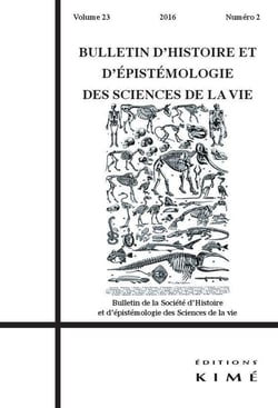 BULLETIN D'HISTOIRE ET D'EPISTEMOLOGIE DES SCIENCES DE LA VIE n.23 : images et claddification du vivant