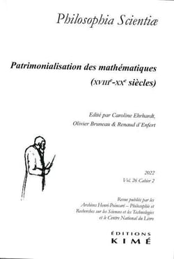 Revue Philosophia scientiae n.26 : patrimolialisation en mathématiques (18e-21e siècles)