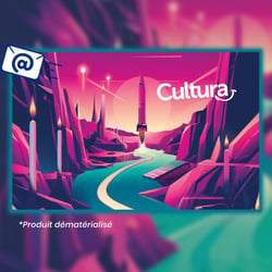 E-carte cadeau Cultura Anniversaire fusée 100€