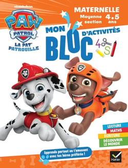 La Pat' Patrouille - Mon Bloc d'activités - MS